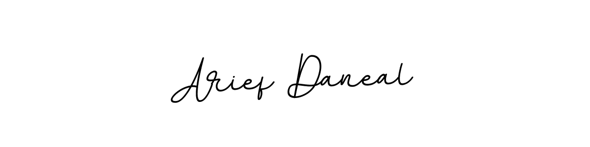The best way (BallpointsItalic-DORy9) to make a short signature is to pick only two or three words in your name. The name Arief Daneal include a total of six letters. For converting this name. Arief Daneal signature style 11 images and pictures png