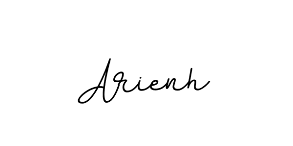 Design your own signature with our free online signature maker. With this signature software, you can create a handwritten (BallpointsItalic-DORy9) signature for name Arienh. Arienh signature style 11 images and pictures png