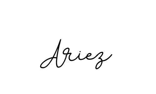 Create a beautiful signature design for name Ariez. With this signature (BallpointsItalic-DORy9) fonts, you can make a handwritten signature for free. Ariez signature style 11 images and pictures png