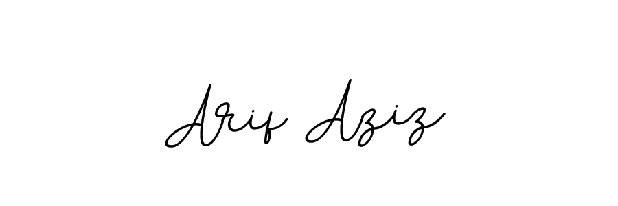 Make a beautiful signature design for name Arif Aziz. With this signature (BallpointsItalic-DORy9) style, you can create a handwritten signature for free. Arif Aziz signature style 11 images and pictures png