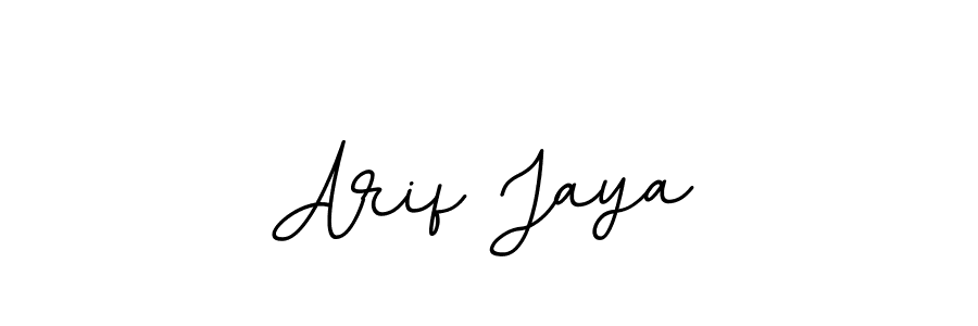 Create a beautiful signature design for name Arif Jaya. With this signature (BallpointsItalic-DORy9) fonts, you can make a handwritten signature for free. Arif Jaya signature style 11 images and pictures png