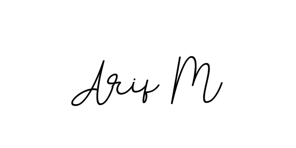 How to make Arif M signature? BallpointsItalic-DORy9 is a professional autograph style. Create handwritten signature for Arif M name. Arif M signature style 11 images and pictures png