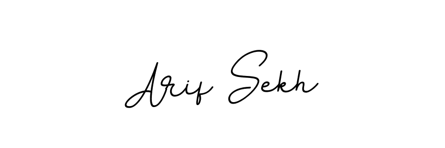 Use a signature maker to create a handwritten signature online. With this signature software, you can design (BallpointsItalic-DORy9) your own signature for name Arif Sekh. Arif Sekh signature style 11 images and pictures png