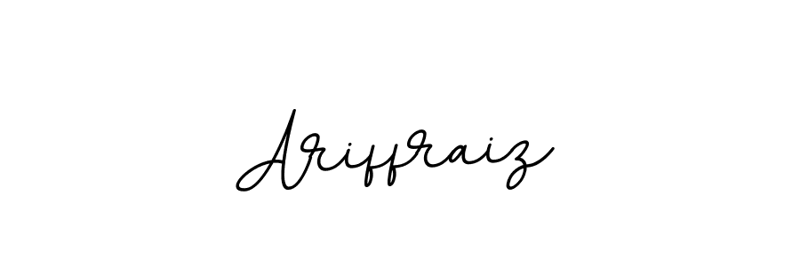 Create a beautiful signature design for name Ariffraiz. With this signature (BallpointsItalic-DORy9) fonts, you can make a handwritten signature for free. Ariffraiz signature style 11 images and pictures png