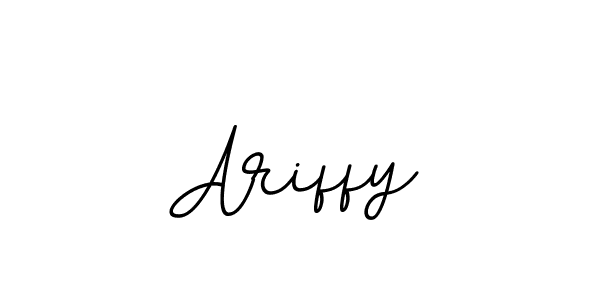 Create a beautiful signature design for name Ariffy. With this signature (BallpointsItalic-DORy9) fonts, you can make a handwritten signature for free. Ariffy signature style 11 images and pictures png
