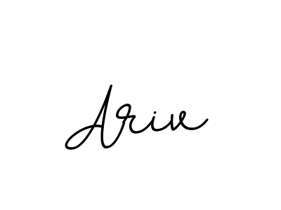 How to make Ariv signature? BallpointsItalic-DORy9 is a professional autograph style. Create handwritten signature for Ariv name. Ariv signature style 11 images and pictures png