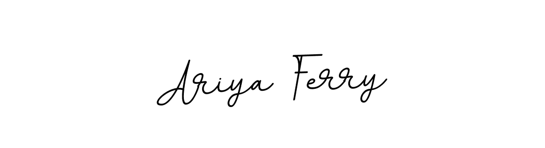 Ariya Ferry stylish signature style. Best Handwritten Sign (BallpointsItalic-DORy9) for my name. Handwritten Signature Collection Ideas for my name Ariya Ferry. Ariya Ferry signature style 11 images and pictures png