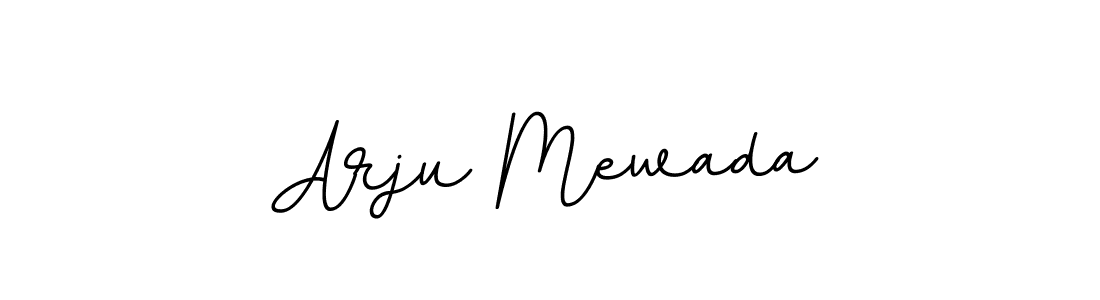 Use a signature maker to create a handwritten signature online. With this signature software, you can design (BallpointsItalic-DORy9) your own signature for name Arju Mewada. Arju Mewada signature style 11 images and pictures png