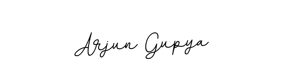 Use a signature maker to create a handwritten signature online. With this signature software, you can design (BallpointsItalic-DORy9) your own signature for name Arjun Gupya. Arjun Gupya signature style 11 images and pictures png