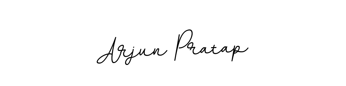Use a signature maker to create a handwritten signature online. With this signature software, you can design (BallpointsItalic-DORy9) your own signature for name Arjun Pratap. Arjun Pratap signature style 11 images and pictures png