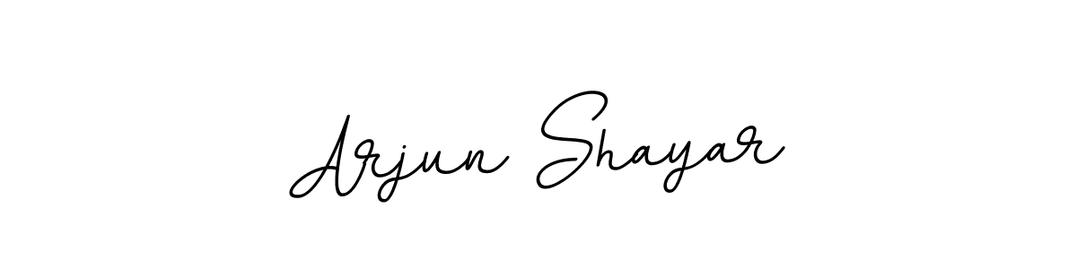 Make a beautiful signature design for name Arjun Shayar. Use this online signature maker to create a handwritten signature for free. Arjun Shayar signature style 11 images and pictures png