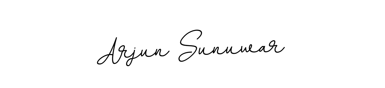 Arjun Sunuwar stylish signature style. Best Handwritten Sign (BallpointsItalic-DORy9) for my name. Handwritten Signature Collection Ideas for my name Arjun Sunuwar. Arjun Sunuwar signature style 11 images and pictures png