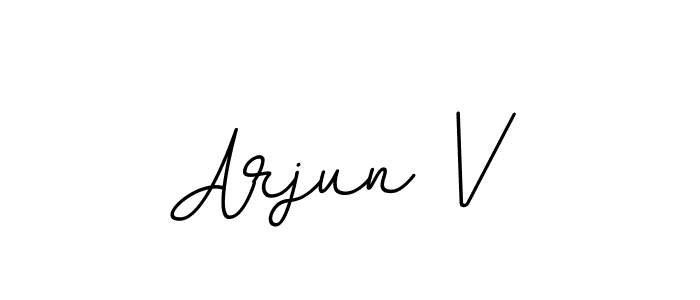 Also we have Arjun V name is the best signature style. Create professional handwritten signature collection using BallpointsItalic-DORy9 autograph style. Arjun V signature style 11 images and pictures png