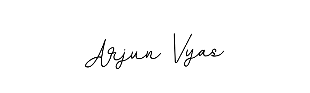 You should practise on your own different ways (BallpointsItalic-DORy9) to write your name (Arjun Vyas) in signature. don't let someone else do it for you. Arjun Vyas signature style 11 images and pictures png