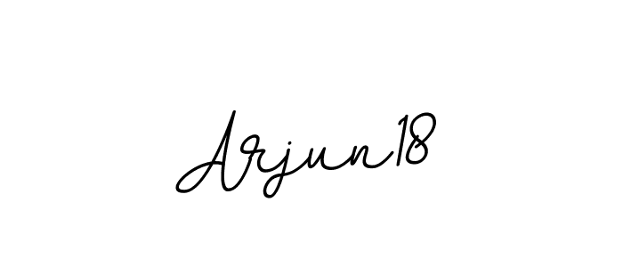 Make a beautiful signature design for name Arjun18. With this signature (BallpointsItalic-DORy9) style, you can create a handwritten signature for free. Arjun18 signature style 11 images and pictures png