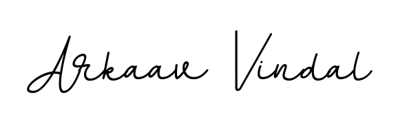 Discover how Arkaav Vindal looks in an executive cursive font (BallpointsItalic-DORy9). Perfect for legal documents, invoices, and certificates. Arkaav Vindal signature style 11 images and pictures png