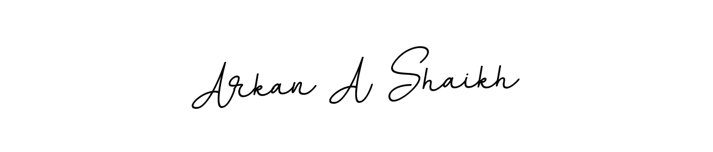The best way (BallpointsItalic-DORy9) to make a short signature is to pick only two or three words in your name. The name Arkan A Shaikh include a total of six letters. For converting this name. Arkan A Shaikh signature style 11 images and pictures png