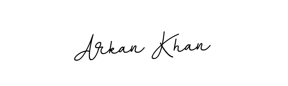 Arkan Khan stylish signature style. Best Handwritten Sign (BallpointsItalic-DORy9) for my name. Handwritten Signature Collection Ideas for my name Arkan Khan. Arkan Khan signature style 11 images and pictures png