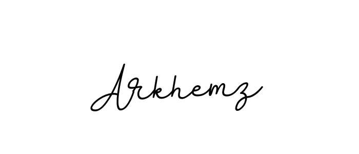 How to make Arkhemz name signature. Use BallpointsItalic-DORy9 style for creating short signs online. This is the latest handwritten sign. Arkhemz signature style 11 images and pictures png