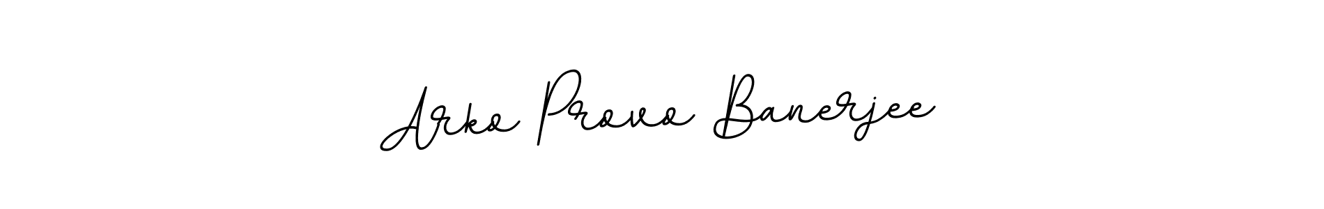 Design your own signature with our free online signature maker. With this signature software, you can create a handwritten (BallpointsItalic-DORy9) signature for name Arko Provo Banerjee. Arko Provo Banerjee signature style 11 images and pictures png