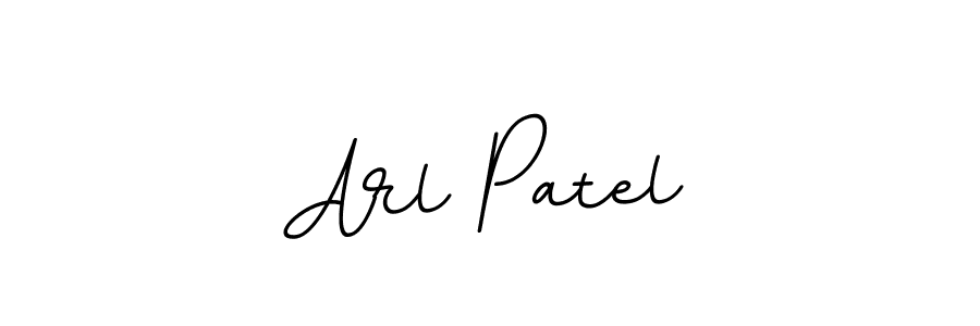 Arl Patel stylish signature style. Best Handwritten Sign (BallpointsItalic-DORy9) for my name. Handwritten Signature Collection Ideas for my name Arl Patel. Arl Patel signature style 11 images and pictures png