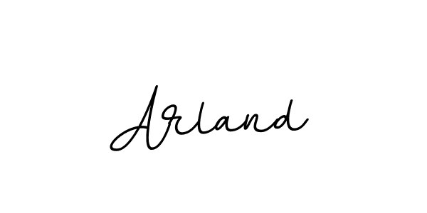 Design your own signature with our free online signature maker. With this signature software, you can create a handwritten (BallpointsItalic-DORy9) signature for name Arland. Arland signature style 11 images and pictures png