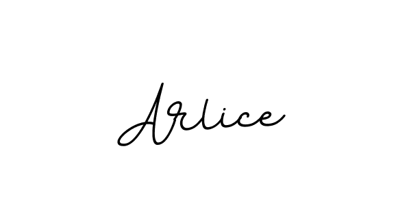 The best way (BallpointsItalic-DORy9) to make a short signature is to pick only two or three words in your name. The name Arlice include a total of six letters. For converting this name. Arlice signature style 11 images and pictures png