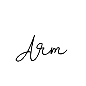 Use a signature maker to create a handwritten signature online. With this signature software, you can design (BallpointsItalic-DORy9) your own signature for name Arm. Arm signature style 11 images and pictures png