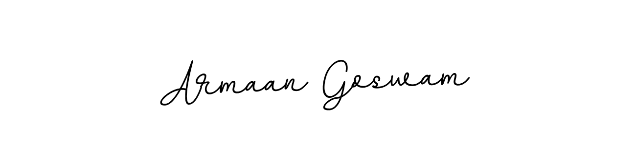 Create a beautiful signature design for name Armaan Goswam. With this signature (BallpointsItalic-DORy9) fonts, you can make a handwritten signature for free. Armaan Goswam signature style 11 images and pictures png