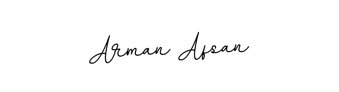 How to make Arman Afsan name signature. Use BallpointsItalic-DORy9 style for creating short signs online. This is the latest handwritten sign. Arman Afsan signature style 11 images and pictures png