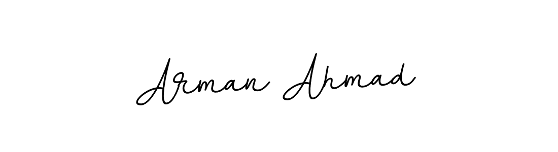 Design your own signature with our free online signature maker. With this signature software, you can create a handwritten (BallpointsItalic-DORy9) signature for name Arman Ahmad. Arman Ahmad signature style 11 images and pictures png