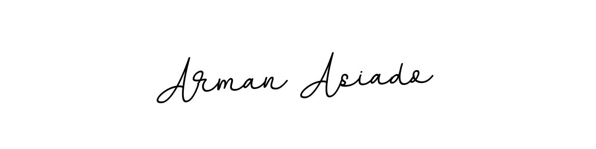 Create a beautiful signature design for name Arman Asiado. With this signature (BallpointsItalic-DORy9) fonts, you can make a handwritten signature for free. Arman Asiado signature style 11 images and pictures png