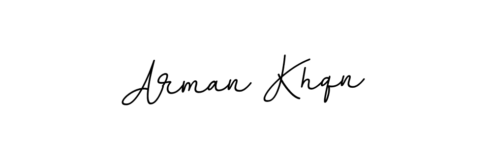 Make a beautiful signature design for name Arman Khqn. With this signature (BallpointsItalic-DORy9) style, you can create a handwritten signature for free. Arman Khqn signature style 11 images and pictures png