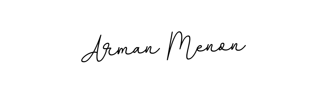 This is the best signature style for the Arman Menon name. Also you like these signature font (BallpointsItalic-DORy9). Mix name signature. Arman Menon signature style 11 images and pictures png