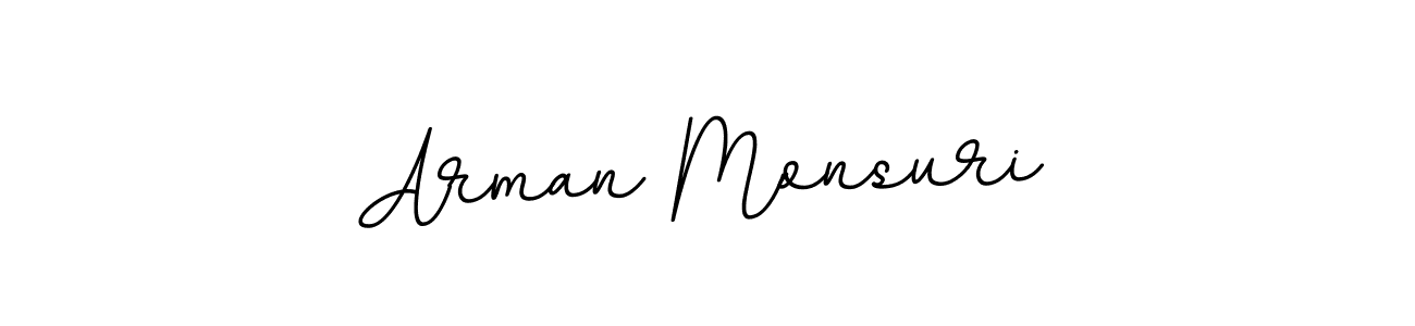 Use a signature maker to create a handwritten signature online. With this signature software, you can design (BallpointsItalic-DORy9) your own signature for name Arman Monsuri. Arman Monsuri signature style 11 images and pictures png