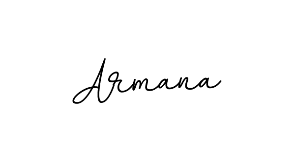 Design your own signature with our free online signature maker. With this signature software, you can create a handwritten (BallpointsItalic-DORy9) signature for name Armana. Armana signature style 11 images and pictures png