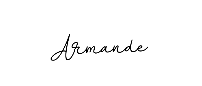 Design your own signature with our free online signature maker. With this signature software, you can create a handwritten (BallpointsItalic-DORy9) signature for name Armande. Armande signature style 11 images and pictures png