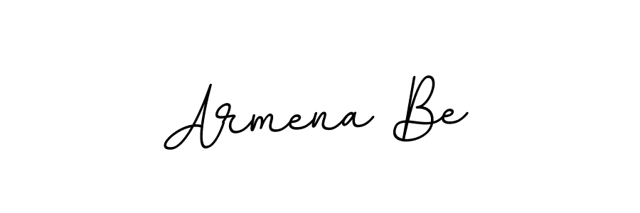 Create a beautiful signature design for name Armena Be. With this signature (BallpointsItalic-DORy9) fonts, you can make a handwritten signature for free. Armena Be signature style 11 images and pictures png