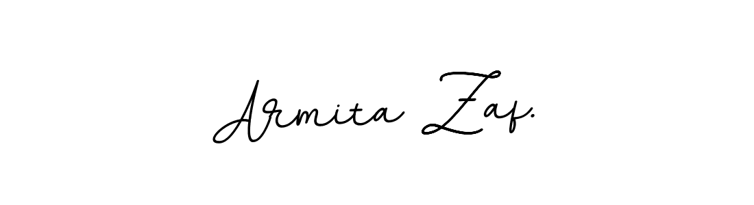 Make a beautiful signature design for name Armita Zaf.. With this signature (BallpointsItalic-DORy9) style, you can create a handwritten signature for free. Armita Zaf. signature style 11 images and pictures png