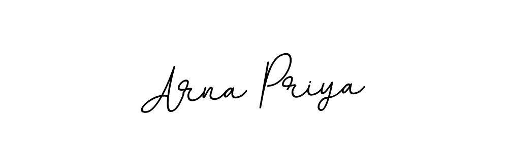 Make a beautiful signature design for name Arna Priya. With this signature (BallpointsItalic-DORy9) style, you can create a handwritten signature for free. Arna Priya signature style 11 images and pictures png
