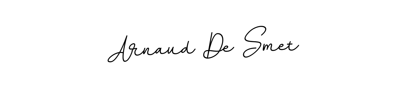 You should practise on your own different ways (BallpointsItalic-DORy9) to write your name (Arnaud De Smet) in signature. don't let someone else do it for you. Arnaud De Smet signature style 11 images and pictures png