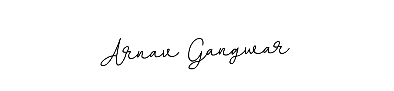 Design your own signature with our free online signature maker. With this signature software, you can create a handwritten (BallpointsItalic-DORy9) signature for name Arnav Gangwar. Arnav Gangwar signature style 11 images and pictures png