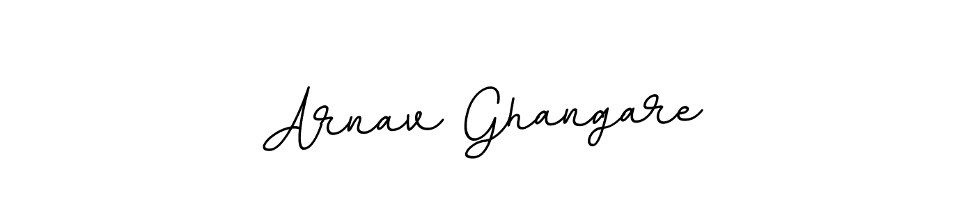 if you are searching for the best signature style for your name Arnav Ghangare. so please give up your signature search. here we have designed multiple signature styles  using BallpointsItalic-DORy9. Arnav Ghangare signature style 11 images and pictures png