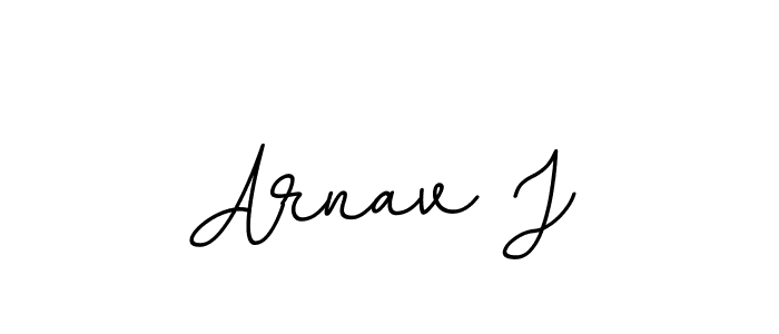 Create a beautiful signature design for name Arnav J. With this signature (BallpointsItalic-DORy9) fonts, you can make a handwritten signature for free. Arnav J signature style 11 images and pictures png