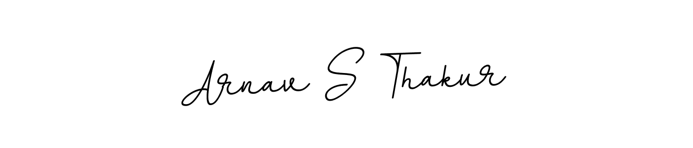 Design your own signature with our free online signature maker. With this signature software, you can create a handwritten (BallpointsItalic-DORy9) signature for name Arnav S Thakur. Arnav S Thakur signature style 11 images and pictures png