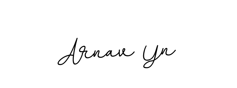 You should practise on your own different ways (BallpointsItalic-DORy9) to write your name (Arnav Yn) in signature. don't let someone else do it for you. Arnav Yn signature style 11 images and pictures png