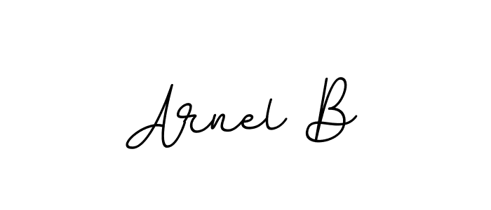 Make a beautiful signature design for name Arnel B. With this signature (BallpointsItalic-DORy9) style, you can create a handwritten signature for free. Arnel B signature style 11 images and pictures png