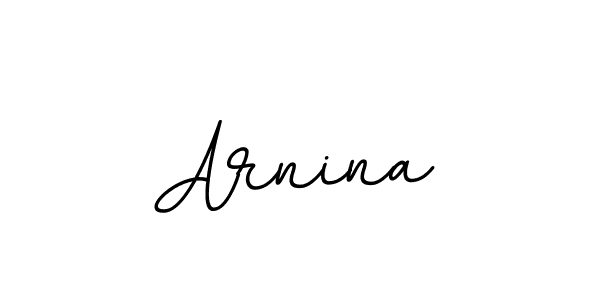 How to make Arnina name signature. Use BallpointsItalic-DORy9 style for creating short signs online. This is the latest handwritten sign. Arnina signature style 11 images and pictures png