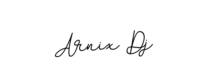 The best way (BallpointsItalic-DORy9) to make a short signature is to pick only two or three words in your name. The name Arnix Dj include a total of six letters. For converting this name. Arnix Dj signature style 11 images and pictures png