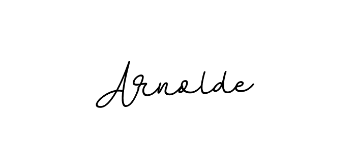 Design your own signature with our free online signature maker. With this signature software, you can create a handwritten (BallpointsItalic-DORy9) signature for name Arnolde. Arnolde signature style 11 images and pictures png